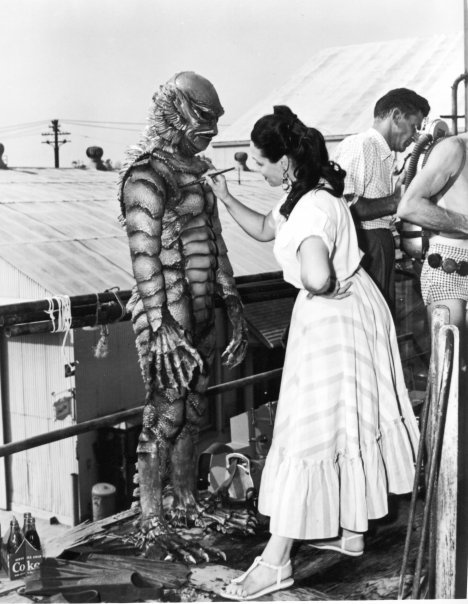 Let us not forget one of the most important things about the Universal Monsters era: The Creature From The Black Lagoon was created by a woman, Milicent Patrick. Nearly unheard of at the time, Ms.Patrick is responsible for creating one of the single most