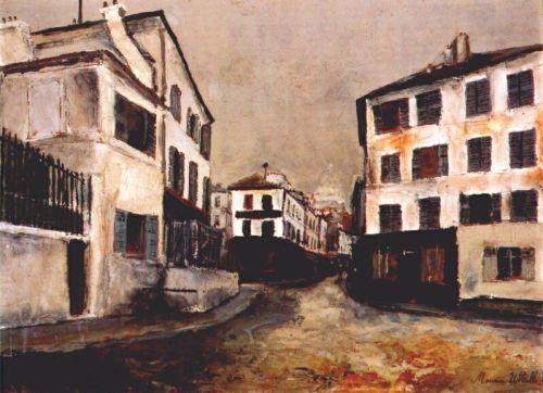 Norvins street, Maurice Utrillo