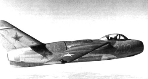 Lavochkin La-15 (NATO reporting name Fantail), was an early Soviet jet fighter and a contemporary of