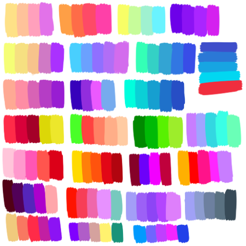 stlop: in tribute to this post, have some more color palettes that i’ve been keeping locked up