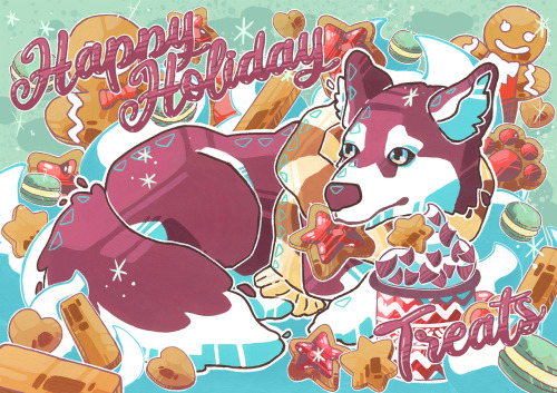 Happy Holiday Treats Everyone From Cookie The Husky!