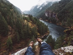crystal-hippie:  woodfawn:  samelkinsphoto:  Cascades  x  one with nature☮