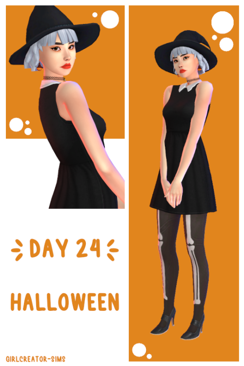 girlcreator-sims: @sim4areason Lookbook Challenge: Day 24 - Halloweenlink to original post here!Gene