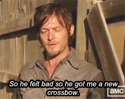 arielmh:  I have a new crossbow, and it makes it’s premier in this episode. x 