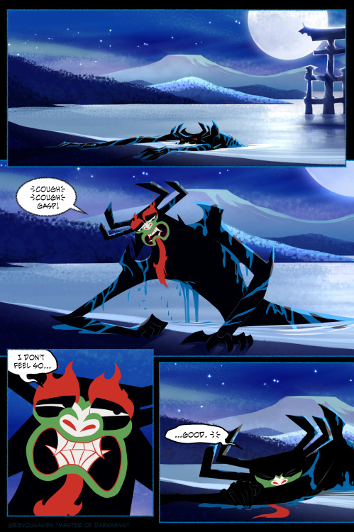 Here is the “Master of darkness” comics PART III - just to remind you where the story has gone so fa