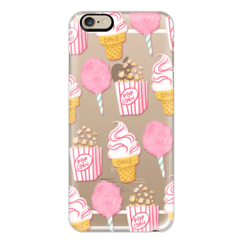 iPhone 6 Plus/6/5/5s/5c Case - Cute Summer Ice Cream Popcorn Candy Floss Vintage Fairground Pattern 