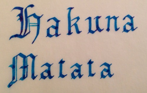 I Have Too Much Fun Doing These. (And I Apologize For The Crooked/waviness; I Did These Totally Freehand.)