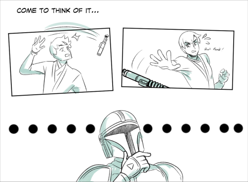 [The Mandalorian Spoilers (??)]&ldquo;I know you two have your wizard powers but&hellip;&rdq