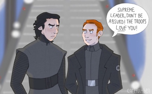 careful-ben: my two post tlj headcanons: phasma lives and kylo ren sucks at ruling