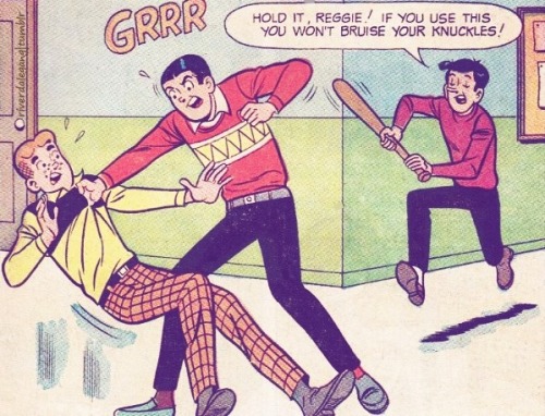 yunote: riverdalegang: From “Teenese Terror” (March 1968. Laugh Comics, Issue #204) rare moment
