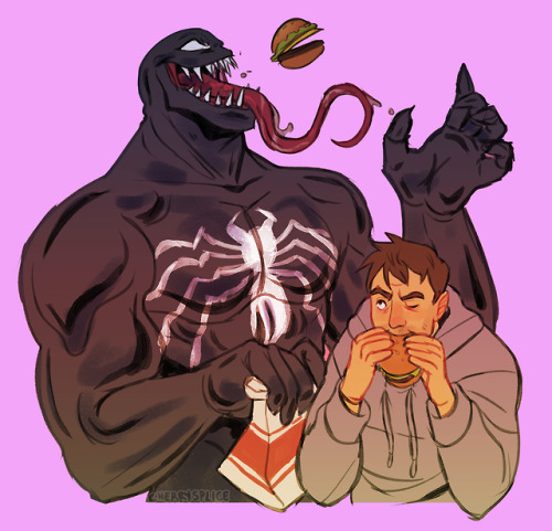 cherryspliced: *Sings “Toxic Love” from FernGully while shamelessly drawing Venom art* C