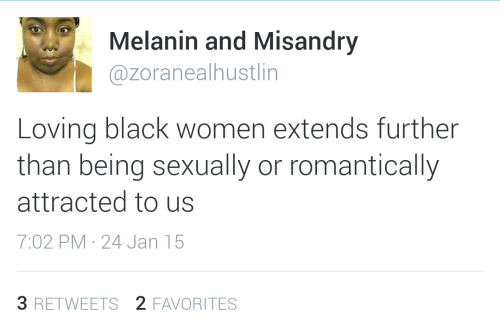 bonitaapplebelle:So this black guy on twitter said “black women really blaming black men for t