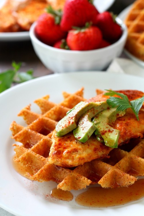 (via Chicken and Mashed Potato Waffles – Honest Cooking)