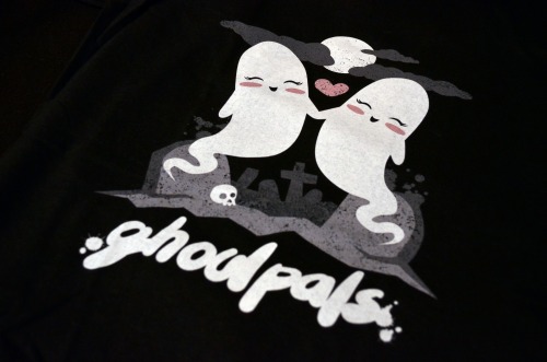 grrrlspells:just ghouls being pals. ☽ available on apparel and posters at grrrlspells.com! ☾10% off 