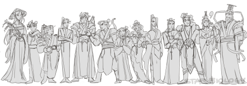 starbiology:all the gods!  no i uh- totally didnt forget Pei Xiu hes just avoiding his great grand d