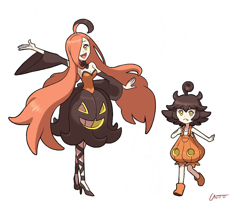 unoobang:  Pokemon Gourgeist x Pumpkaboo 