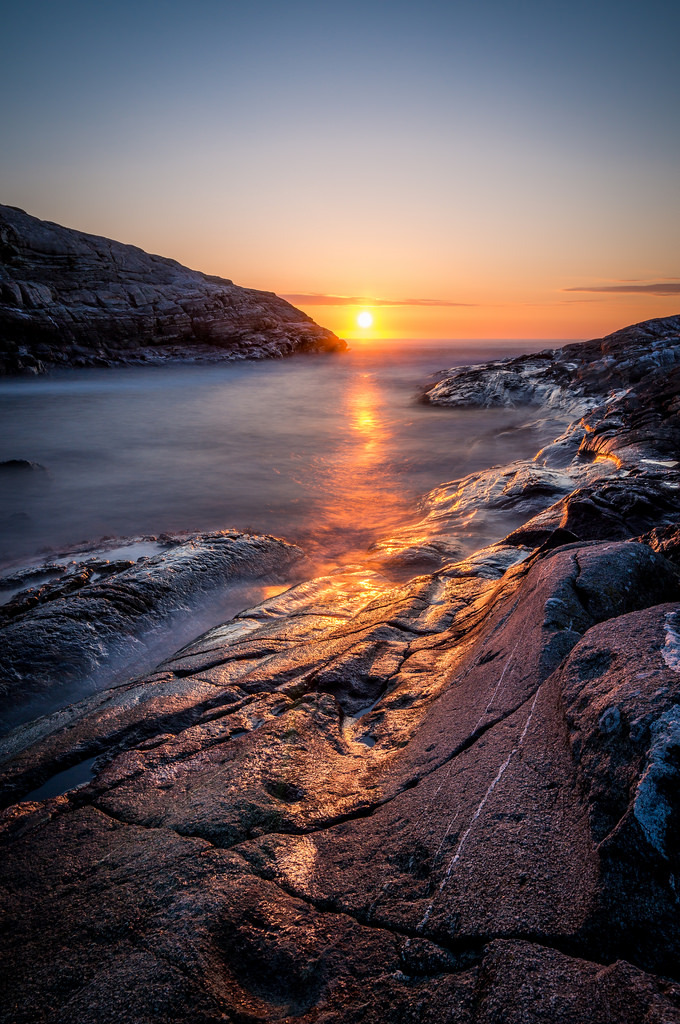 gingerbeard-viking:  photosofnorwaycom:  North sea, Sotra, Norway. (by Paulius Bruzdeilynas)