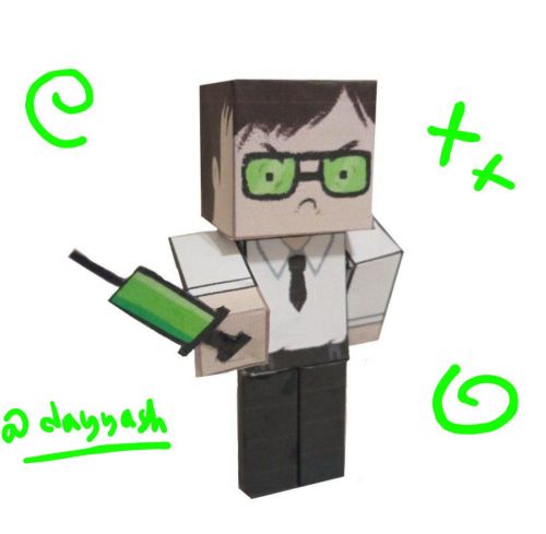 PAPER CRAFT TEMPLATE OF HERBERT WEST !!!