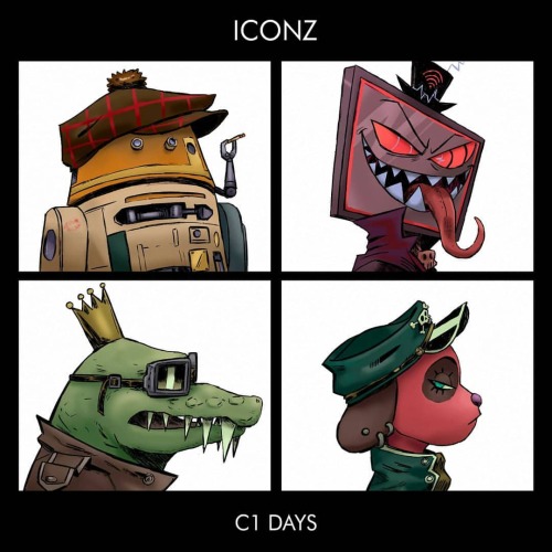 Hi everyone! I was commisioned by @c1.ch0pp3r to illustrate a parody cover of the iconic Demon Days