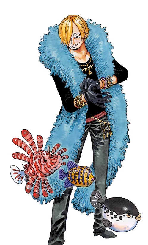 Sanji From th Anniversary Colorspread One Piece