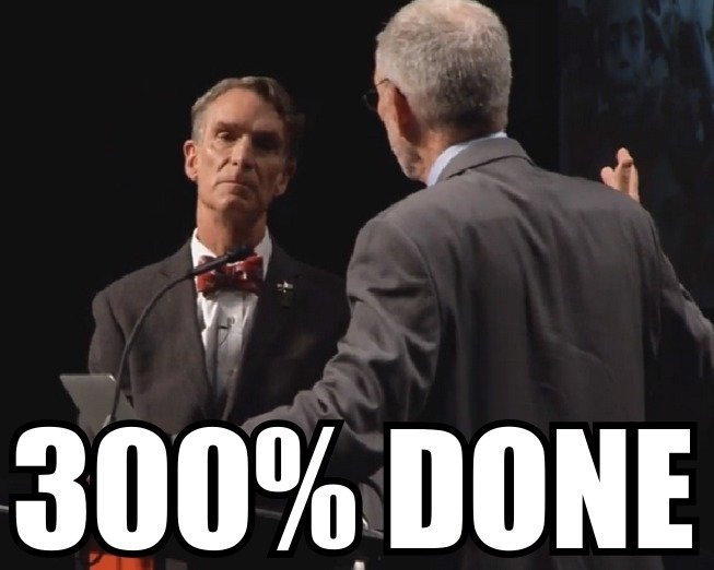 proud-athiests-unite:  nuderefsarebest:  This fucking debate was meme gold.  Bill