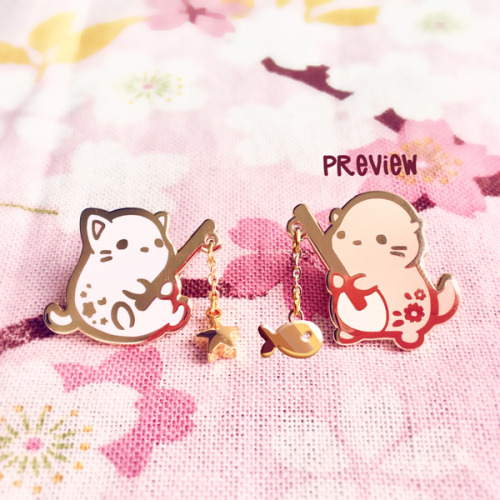 Shop ✿ Twitter ✿ Instagram ✿ I made enamel pins!! :D For the first time ever! I’m really happy with 