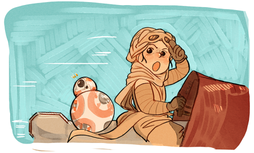 inchells:Small Rey and BB8