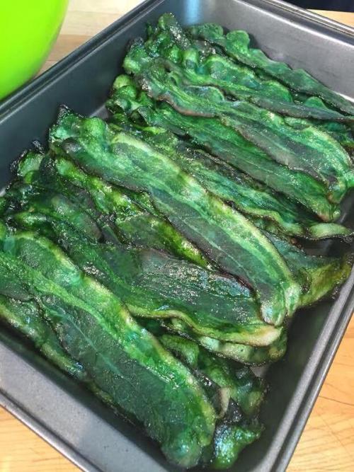 jaiking:  zek-plus:  cucumber Bacon   Follow me at http://jaiking.tumblr.com/ You’ll be glad you did.