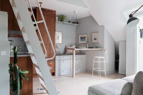 thenordroom:  Small attic apartment  THENORDROOM.COM