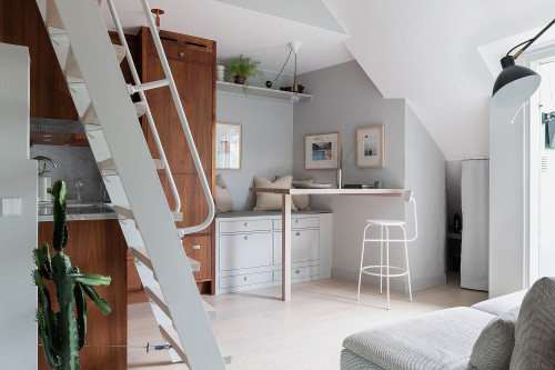 thenordroom:  Small attic apartment  THENORDROOM.COM - INSTAGRAM - PINTEREST - FACEBOOK  