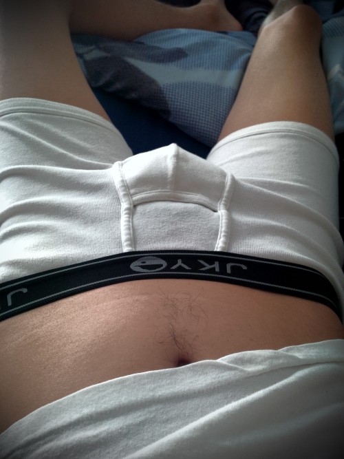 have to reblog wstmaniac in his white jky h-fly boxerbriefs
