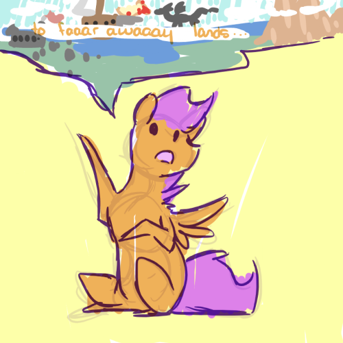 itsthatscootaloo:  my mom said if i kept failing tests i’d be grounded for life because she doesn’t understand the importance of GRAND ADVENTURES   >w<