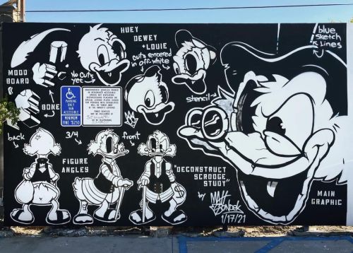 ‘Deconstruct Scrooge Study’Work by Matt Gondek in Harvard Heights.