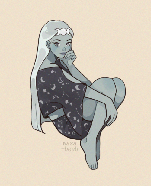 wasabeeb:Selene / Eos ☁ / Helios  anthropomorphic versions of greek celestial titans!