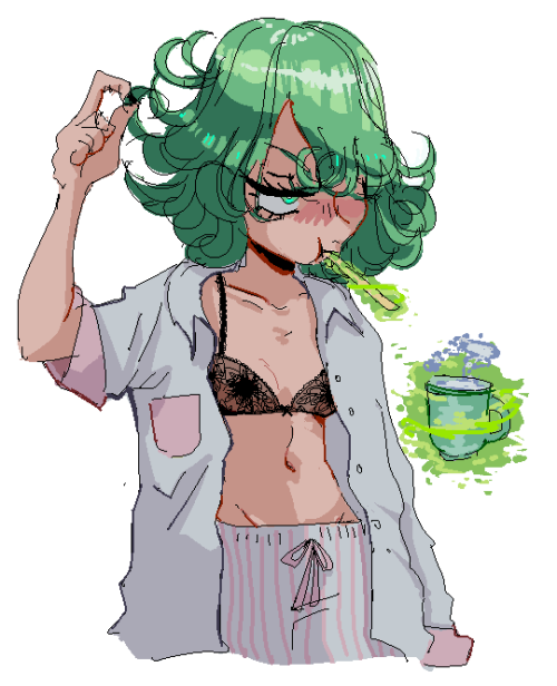 Porn photo slbtumblng:  kotomines:  tatsumaki  Wakey