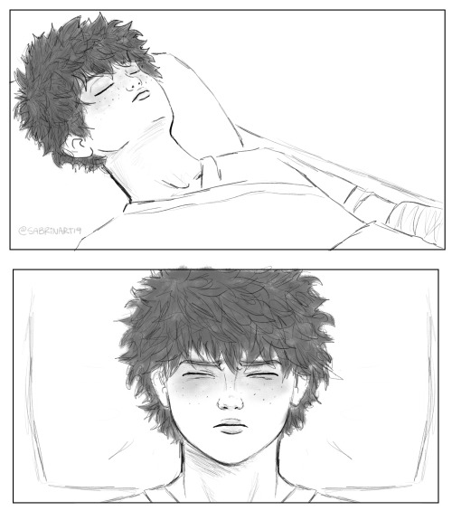 Deku wakes upThis was going to be fluff but… no