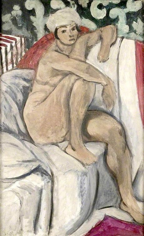 artist-matisse:Nude on a Sofa, 1919, Henri Matisse