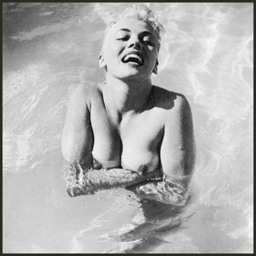 mysterygirlvintage:  Maria Stinger • Photo by Bunny Yeager Escapade’s Choicest; Fall 1956 