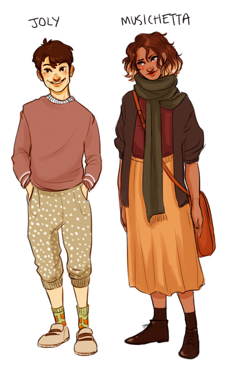 batcii: Finally done!!!! Final character designs for les amis, which I’ll be using for all the