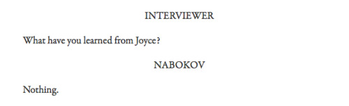 consquisiteparole:Paris Review, The Art of Fiction No. 40