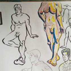 Figure drawing is super fun times.  #figuredrawing