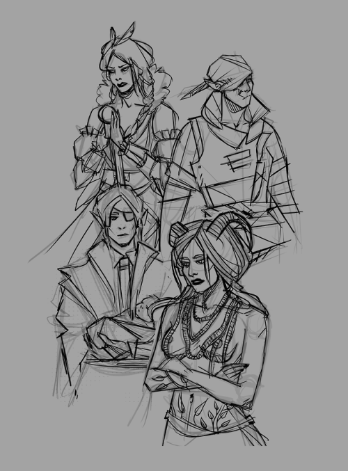 some witcher 2 sketches