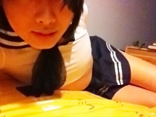 chinkprincess: chink princess lives up to her asian schoolgirl heritage <3333