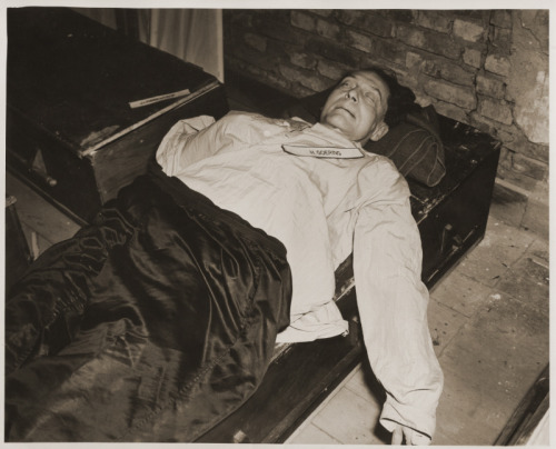 Hermann Goering&rsquo;s dead body, 1946