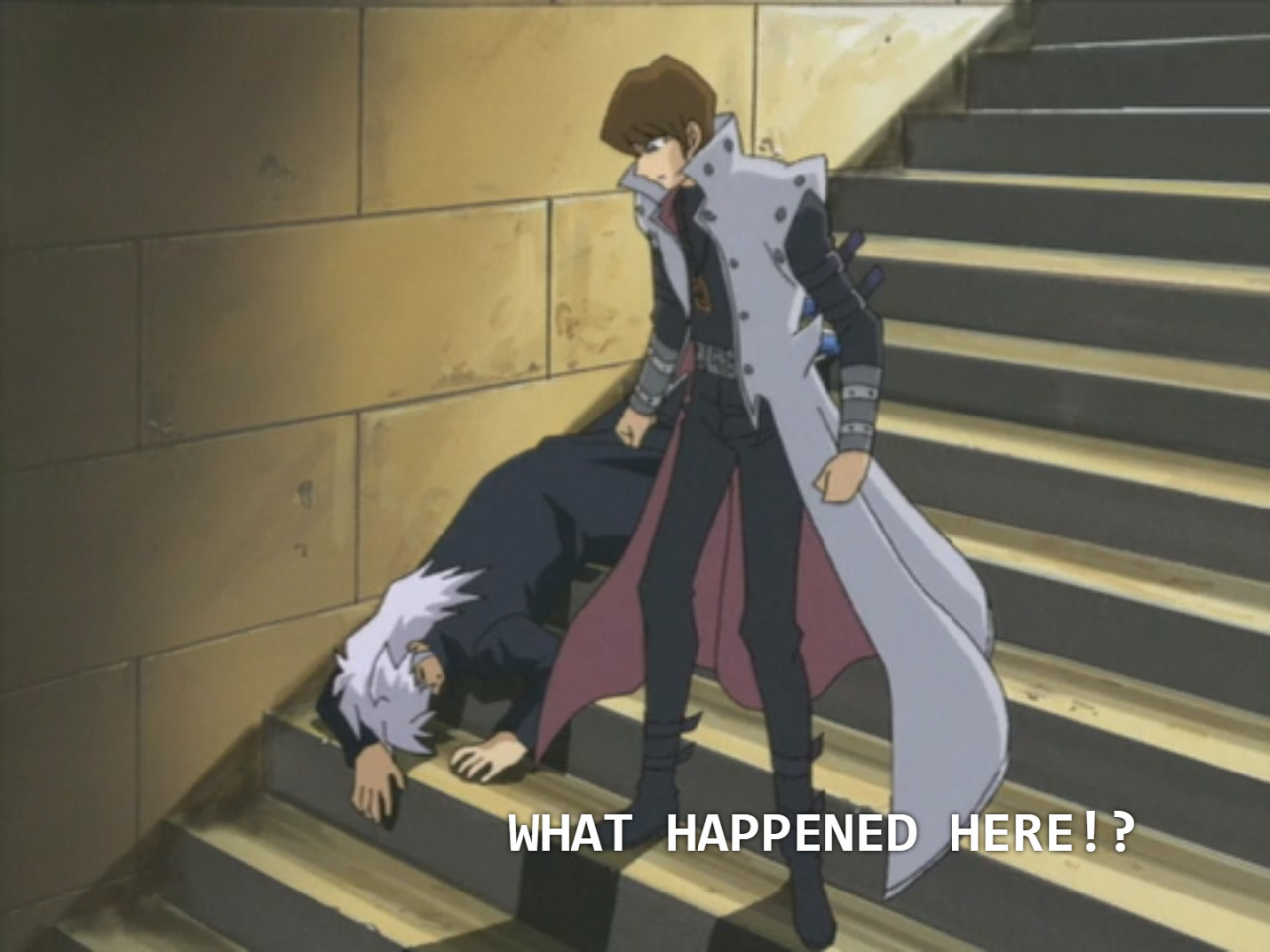 tweedlefan:  Kaiba that’s not how you should react when you see a teenager passed