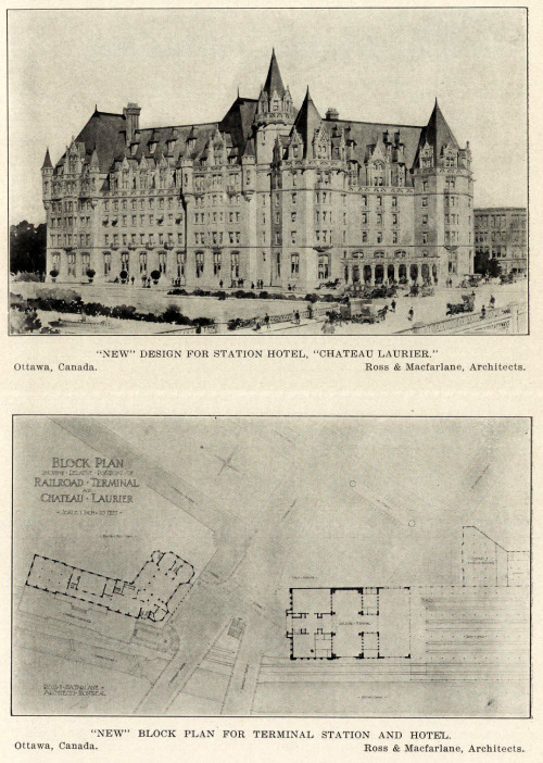 Archi Maps The Design And Block Plan For The Chateau Laurier Archi Maps The Design And Block Plan For The Chateau Laurier