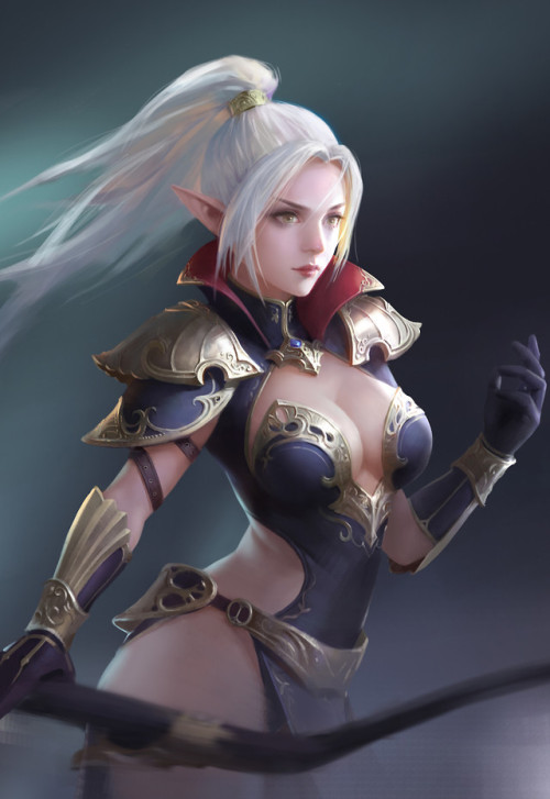  Woman SoldierWang Xiao https://www.artstation.com/artwork/XAAaL