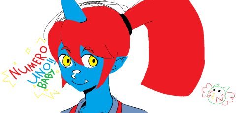 ....I Colored A Thing.....Feliz Cumpleanos Que Es Tarde....NUMERO UNO BABY!!! *Drops Mic And Leaves Stage*