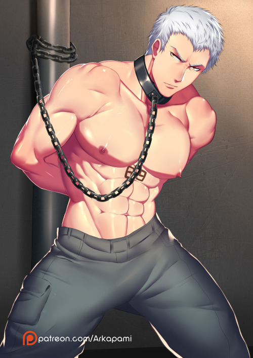 六車 拳西, Muguruma Kensei  from BleachYou can get larger size illustration , uncensored nudity ver