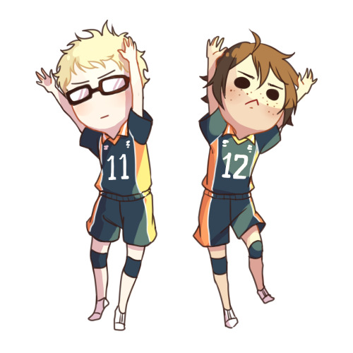 dorodraws: THE TEAM :DDDFeel free to use them in your backgrounds or something. They’ll also b